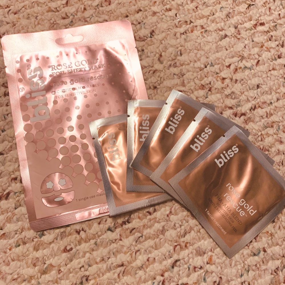 Rose Gold Rescue Sheet Mask & PHA+AHA Peel (x5)